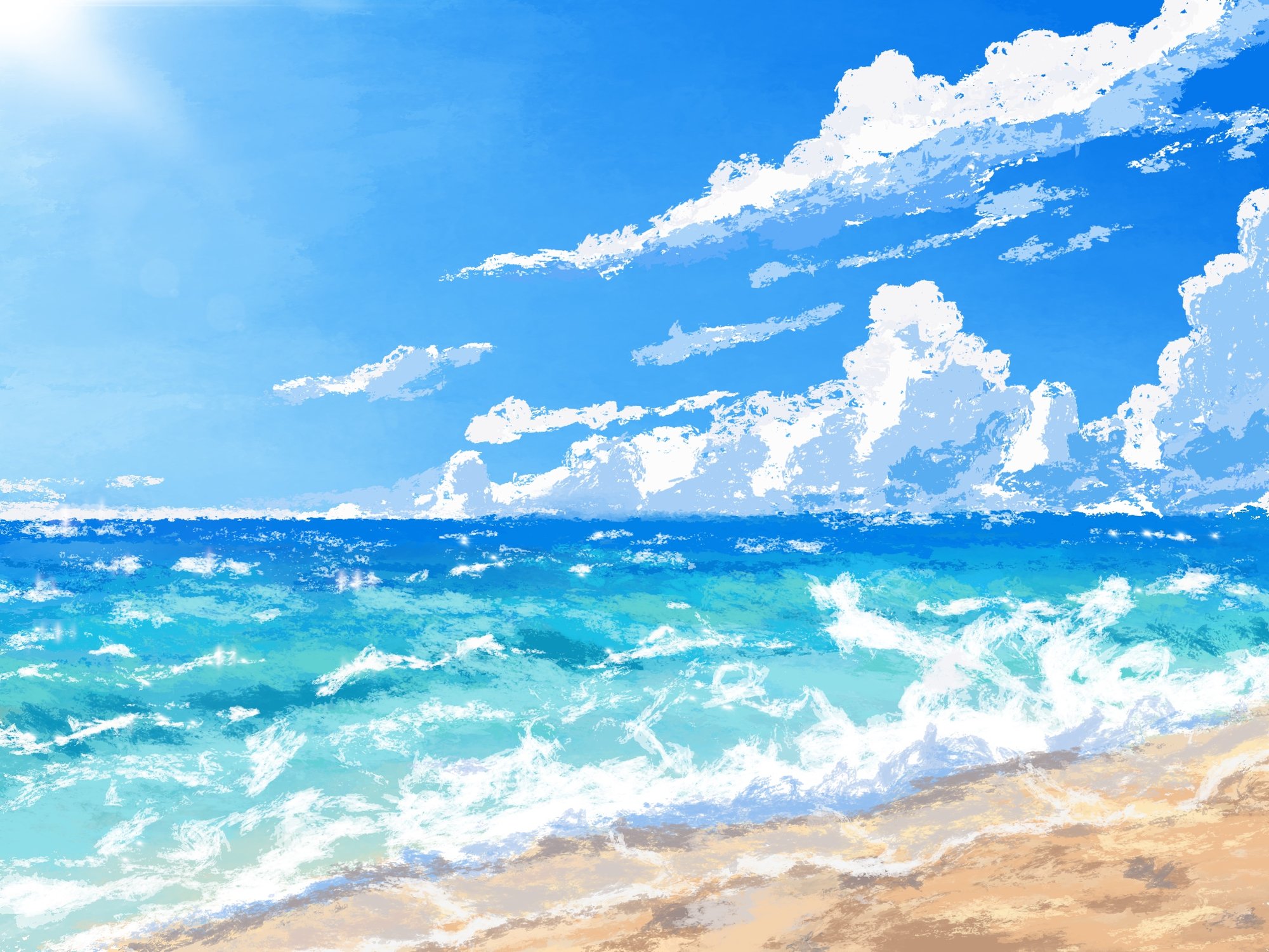 Summer Ripples and Sunlight